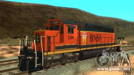 Locomotora SD 40 Unión Pacífico BNSF para GTA San Andreas