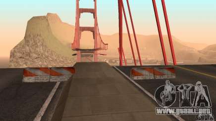 Puente destruido en San Fierro para GTA San Andreas