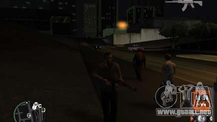 HUD y las armas de GTA IV para GTA San Andreas