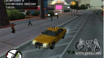 Un taxi de Gta IV para GTA San Andreas