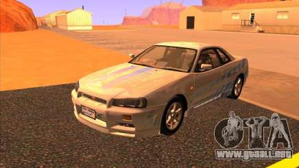 Nissan Skyline R34 Tunable para GTA San Andreas