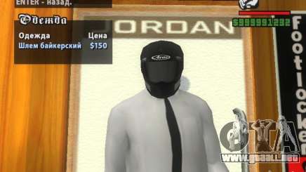 Black Helmet para GTA San Andreas