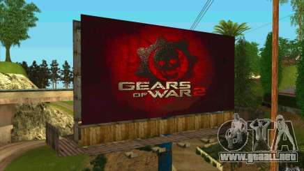 Vallas publicitarias en GEARS OF WAR para GTA San Andreas