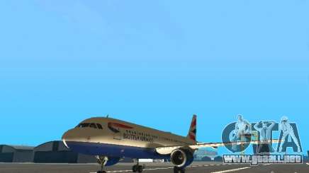 Airbus A320 British Airways para GTA San Andreas
