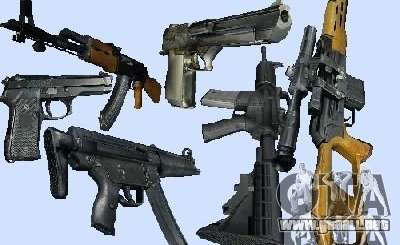 Max Payne 2 Weapons Pack v1 para GTA Vice City