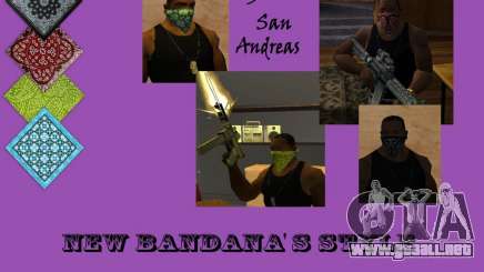 New Bandanas Style para GTA San Andreas