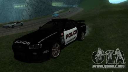 Nissan Skyline R34 Police para GTA San Andreas