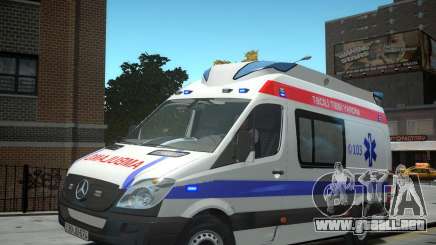 Mercedes-Benz Sprinter Azerbaijan Ambulance v0.2 para GTA 4