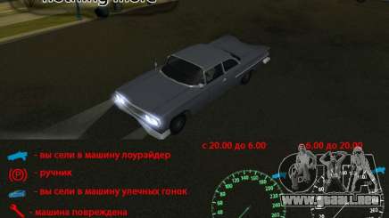 Speedometer nothing more para GTA San Andreas