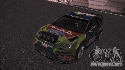 Ford Focus RS WRC 2010 para GTA San Andreas