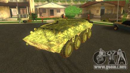 BTR-70 electrónica camuflaje para GTA San Andreas