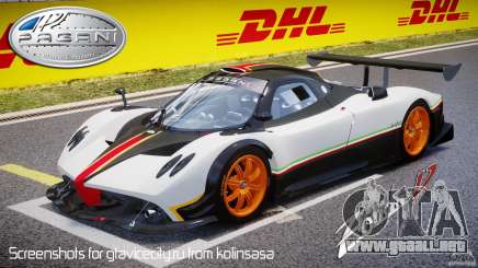 Pagani Zonda R 2009 Italian Stripes para GTA 4