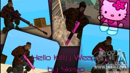 Hello Kitty weapon para GTA San Andreas