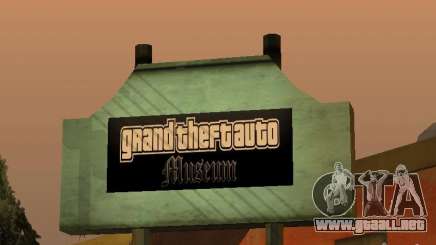 GTA Museum para GTA San Andreas