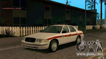 Ford Crown Victoria South Dakota Police para GTA San Andreas