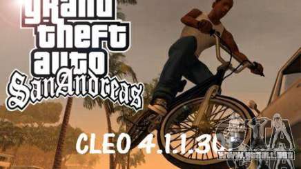 CLEO 4.1.1.30f para GTA San Andreas