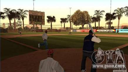 Campo de béisbol animado para GTA San Andreas
