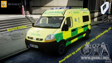 Renault Master 2007 Ambulance Scottish [ELS] para GTA 4