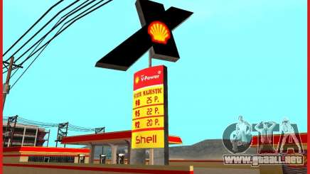 Nueva estación de servicio Shell para GTA San Andreas