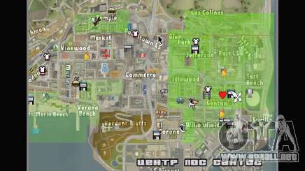 Nuevos iconos de mapa para GTA San Andreas