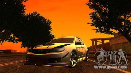 Subaru Impreza WRX 2008 Tunable para GTA San Andreas