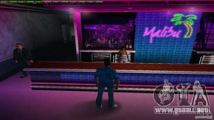 Nuevas texturas Club Malibú para GTA Vice City