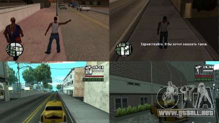 Taxi paso v. 2 para portátiles para GTA San Andreas