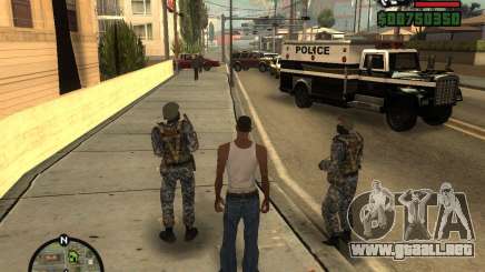 POLICÍA antidisturbios rusa para GTA San Andreas