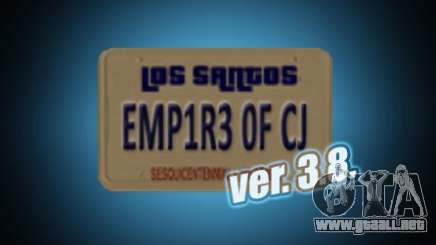 Empire of CJ v.3.8.0 para GTA San Andreas