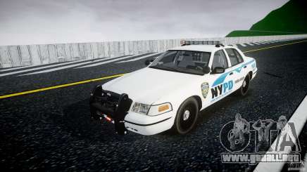 Ford Crown Victoria v2 NYPD [ELS] para GTA 4