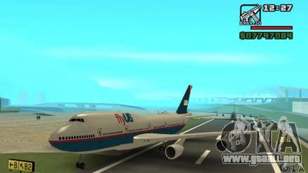 GTA 4 aeronaves Boeing 747 para GTA San Andreas