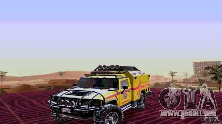 Hummer H2 Ambluance de transformadores para GTA San Andreas