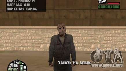 Jason Voorhees para GTA San Andreas