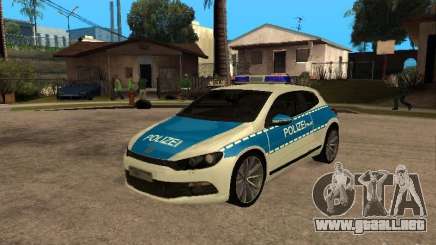 Volkswagen Scirocco German Police para GTA San Andreas