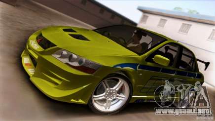 Mitsubishi Lancer Evo VII 2F2F para GTA San Andreas