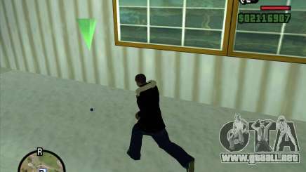 Lanzar una bola de nieve para GTA San Andreas