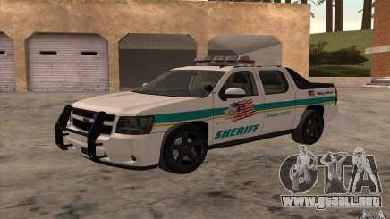 Chevrolet Avalanche Orange County Sheriff para GTA San Andreas