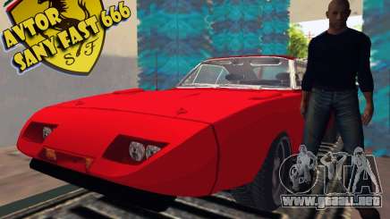 Dodge cargador Daytona Stissimotori 6 para GTA San Andreas