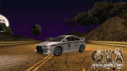 Mitsubishi Lancer Evolution X DPS para GTA San Andreas