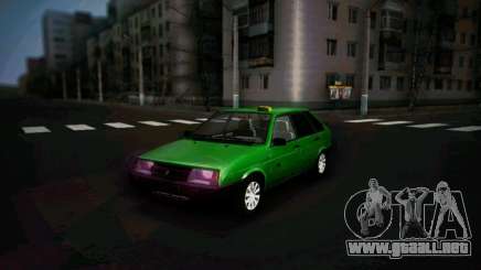 Taxi Vaz 2109 corto-kryloe para GTA San Andreas