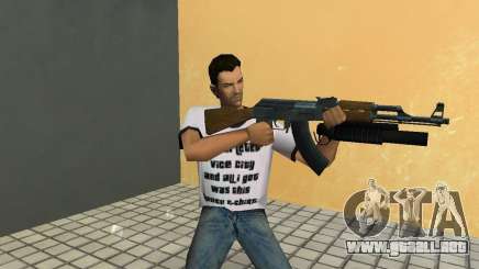 AK-47 con un grenade launcher М203 para GTA Vice City