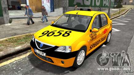 Dacia Logan Prestige Taxi para GTA 4