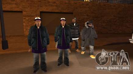 Ropa de invierno para Ballas para GTA San Andreas