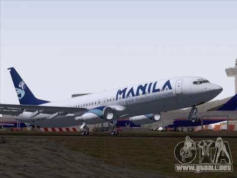 Boeing 737-800 Spirit of Manila Airlines para GTA San Andreas