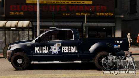 Ford F-150 De La Policia Federal [ELS & EPM] v2 para GTA 4