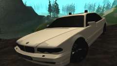 BMW 750iL E38 con luces intermitentes para GTA San Andreas