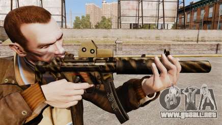 MP5SD subfusil ametrallador v3 para GTA 4