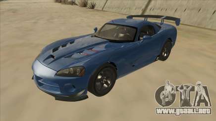 Dodge Viper SRT-10 ACR TT Black Revel para GTA San Andreas