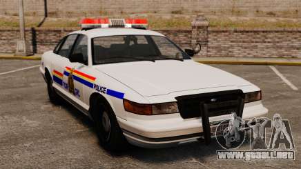 La real policía montada del Canadá para GTA 4