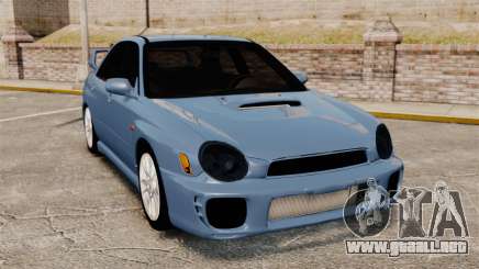Subaru Impreza WRX 2001 para GTA 4